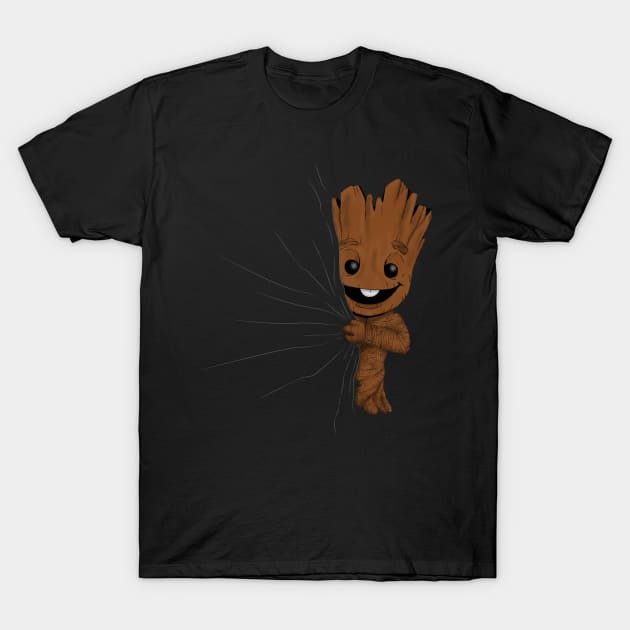 Hidden Groot ! T-Shirt by Melroune
